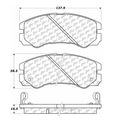 Centric Parts Posi-Quiet Ext. Wear Pad, 106.05790 106.05790